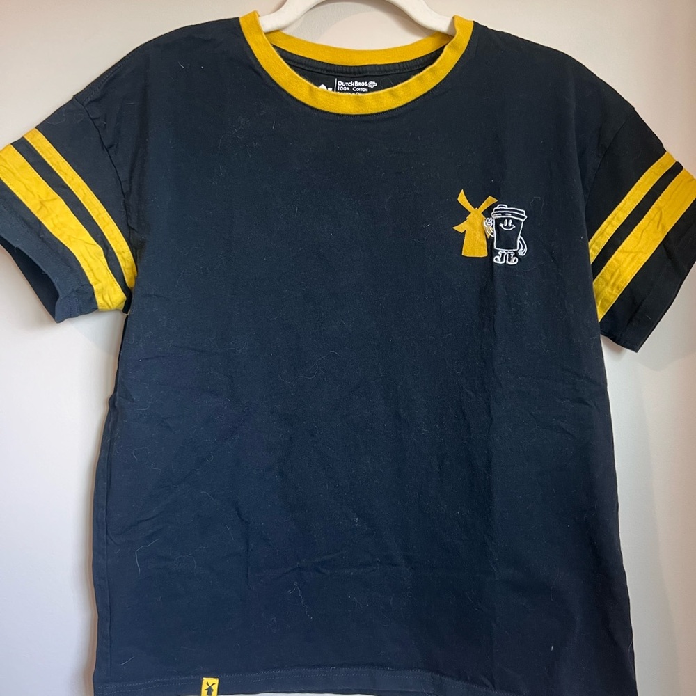 Retro Brand Black and Yellow Graphic Tee